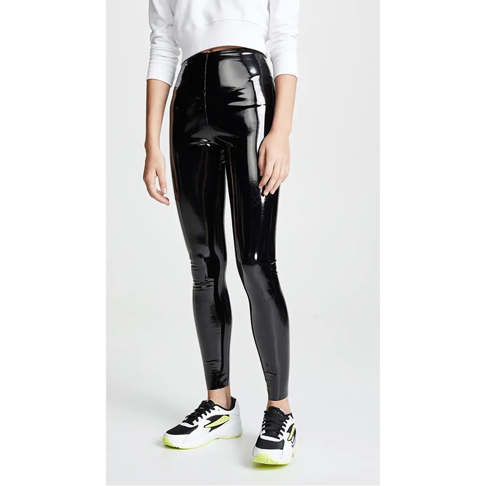 Faux Patent Leather Leggings
